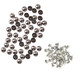 Plastic Domed Head Punk Studs with Base Pin - (Pack of 100)